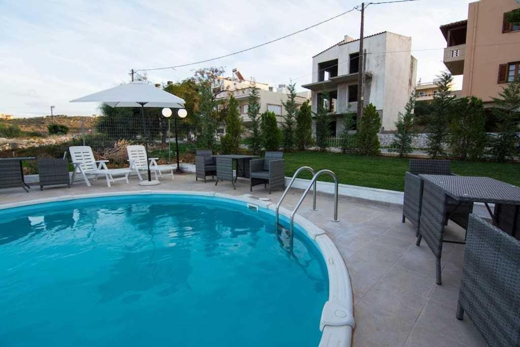 Thanasis Villa Kounoupidhianá Exterior foto